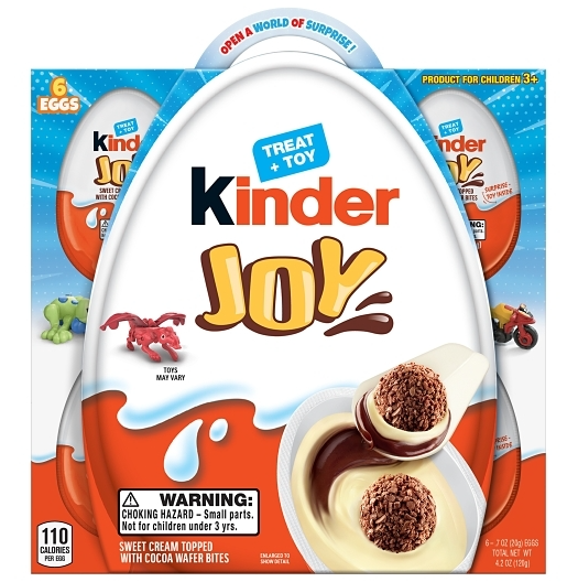 (S1-06) Kinder Joy Multi-Pack (6 eggs) 4.2oz (120g) x 5 Units
