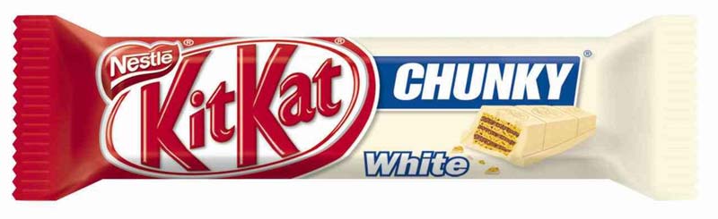 (S4-01) Kit Kat Chunky - White - Standard size 40g x 24 units