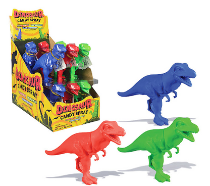 (S1-07) Box - CHINA - KoKo Dinosaur Spray Candy x 12 units - SugarMarket.ca