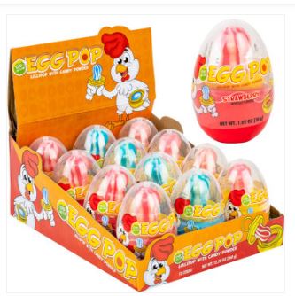 (S1-07) China - Koko Egg Pop Dip-N-Lik -1.05oz(30g) x 12 Units