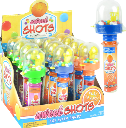 (S1-07) CHINA - Koko Sweet Shots Toy with Candy x 12 Units