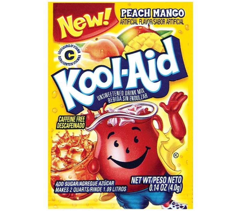 (S1-07) Box - US - Kool-Aid unsweetened 2QT - Peach Mango x 48 units