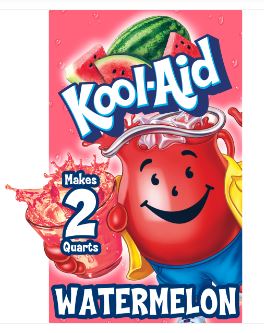 24 Units x Bundle -  Kool-Aid unsweetened 2QT - Watermelon 0.15oz(4g)