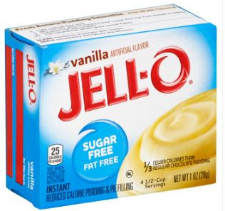 (S6-11) Sugar Free - Kraft Jell-O Vanilla Instant  1oz (28g) X 24 Units