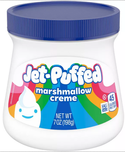 (S5-09) US -  Kraft Jet-Puffed Marshmallow Creme 7oz (198g) x 6 Unit