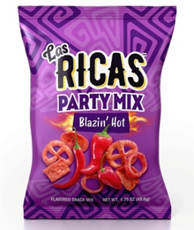 (S6-12) US - CHIPS - Las Ricas - Blazin Hot Party Mix 1.75oz (49.6g) x 6 Units