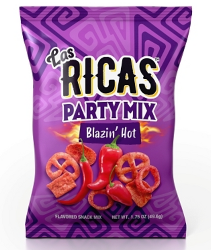 (S6-12) US - CHIPS - Las Ricas - Blazin Hot Party Mix 1.75oz (49.6g) x 6 Units