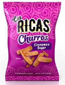 (S6-09) US - Las Ricas - Churros - Cinnamon Sugar 2.25oz (63.8g) x 1 Unit