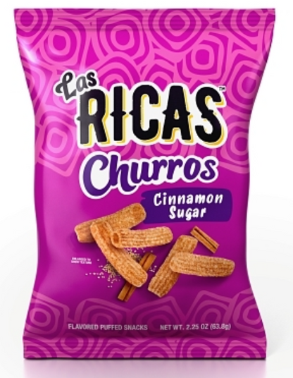 (S6-09) US - Las Ricas - Churros - Cinnamon Sugar 2.25oz (63.8g) x 1 Unit