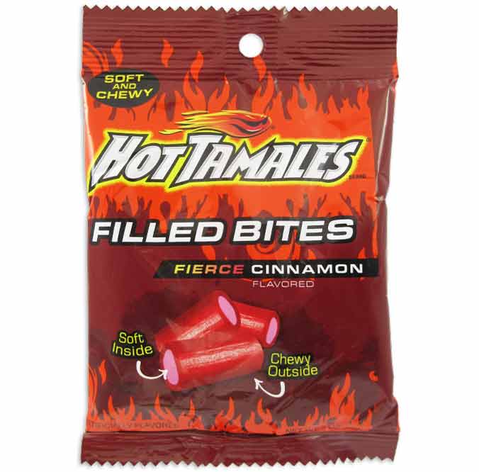 (S6-03) MEXICO - HOT TAMALE Licorice BITES Pouch - 3oz X 12 Units