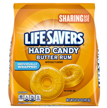 (S6-06) Single  - Lifesavers Butter Rum - Sharing Size Bag 14.5 oz (411g) x 1 unit
