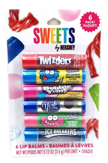 Lip Balm - SWEETS by HERSHEY 6-PK x 12 units