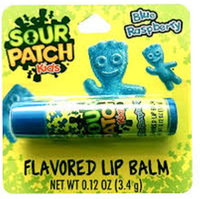 (S7-10) LIP BALM - SOUR PATCH - BLUE RASPBERRY 0.12oz (3.4g) X 12 UNITS