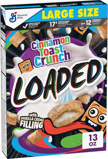 (S6-05) Cereal - Loaded - Cinnamon Toast Crunch LARGE SIZE 13 oz (368g) x 1 unit