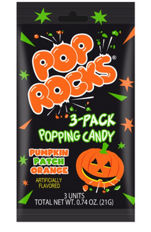 Lobby - Halloween - SINGLE - Pop Rocks Pumpkin Patch Orange 3-PK x 1 Unit