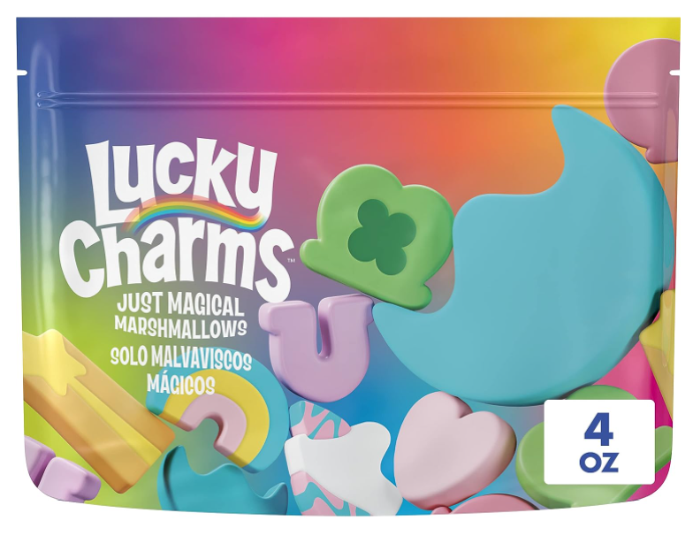 (S7-01) CASE - Lucky Charms Just Magical Cereal Marshmallows - Limited Edition 4 OZ (113g) x 16 units