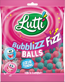 (S6-14) France - LUTTI - Bublizz Balls 100g x 15 Units