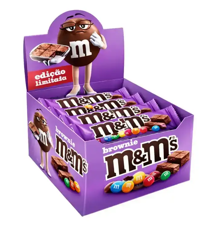 (S4-01) Brazil - M&M - Brownie 35g x 18 Units