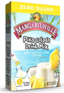 (S5-05) Drink Mix - Zero Sugar - Margaritaville - Pina Colada 6-Sticks x 12 units