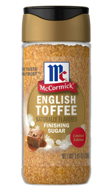 (S6-02) CASE - McCormick Finishing Sugar - English Toffee 3.7oz (104g) x 5 Units