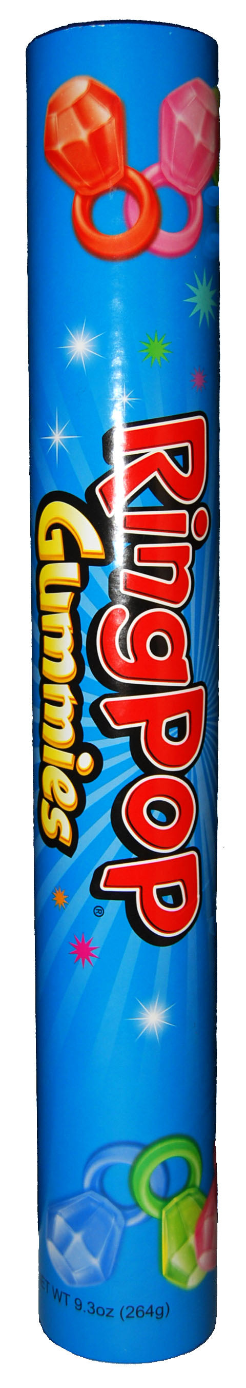 Mega Candy Mega Tube - Ring Pop Gummies 18 inch x 1 unit