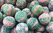 UK Bulk Mega Sour - Watermelon Ball 3 kg Jar (Due to Nature of MEGA SOUR, iSweet.ca is NOT RESPONSIBLE FOR CANDY DAMAGES & STICK TOGETHER DURING SHIPPING)