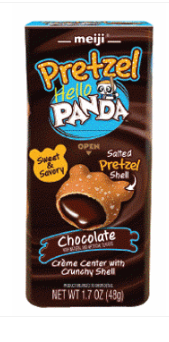 Meiji Hello Panda Pretzel Chocolate Box 1.7oz (48g) x 10 Units