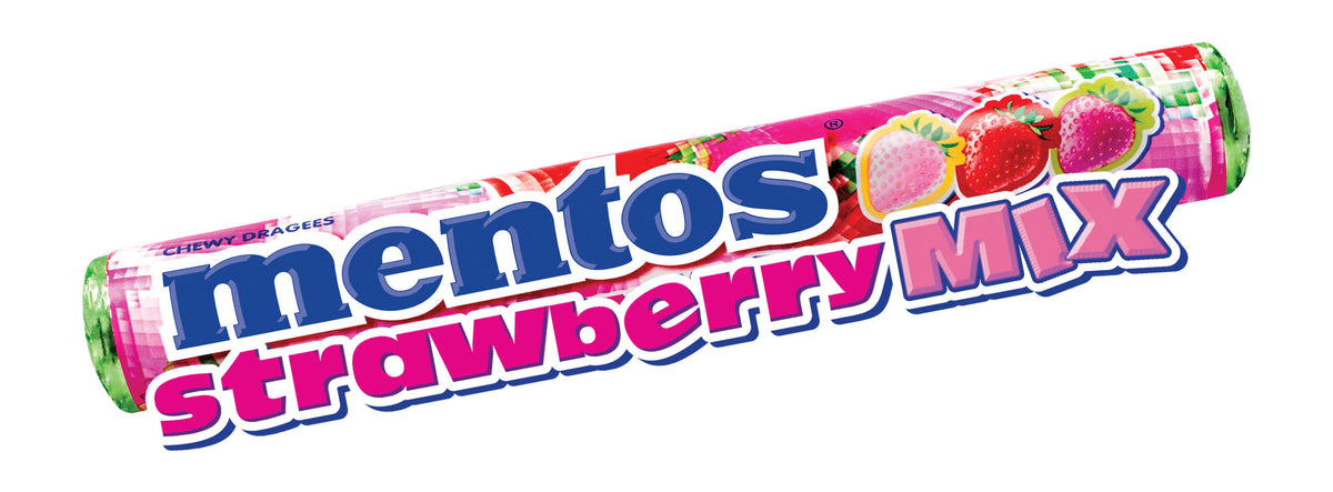 EUROP Mentos Strawberry Mix 38g x 40 units