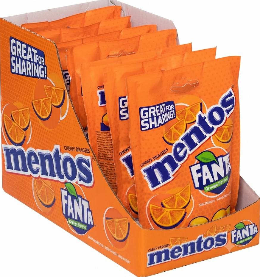 (S6-05) UK - Mentos - Fanta 140g x 7 Units