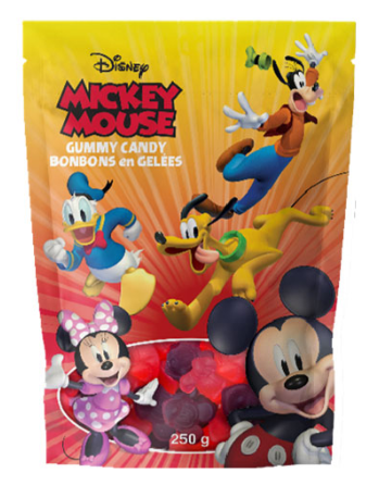 Mickey Mouse Gummies 250g x 24 units