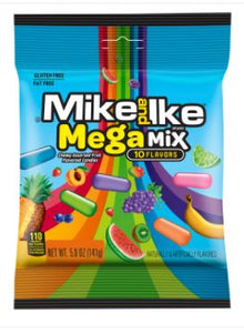 (S6-03)  Box - Us - Peg Bag - Mike & Ike Mega Mix 5oz(142g) x 12 Units