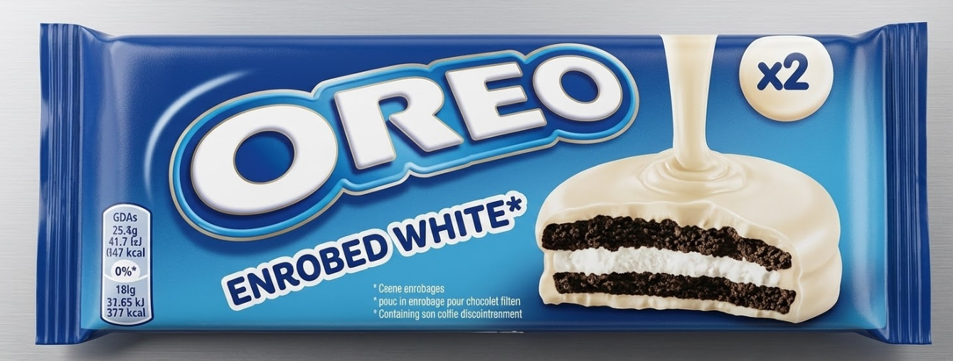 (S7-08) Milka Enrobed Oreo White 41g x 24 Units