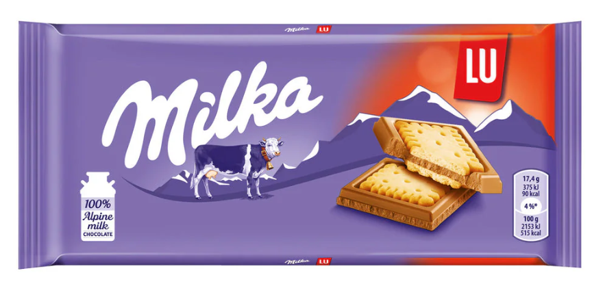 (S2-02) Milka Lu 87g x 18 Units