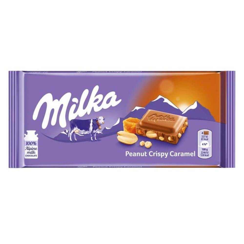 Special - Kraft Milka Peanut Crispy Caramel 90g x 24 units