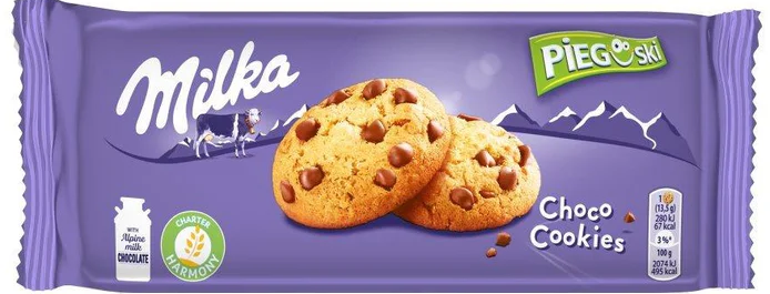 (S4-03) Milka Pieguski Cookies With Chocolate 135g x 24 Units
