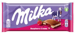 (S2-01) Milka Raspberry Creme 100g x 22 Units