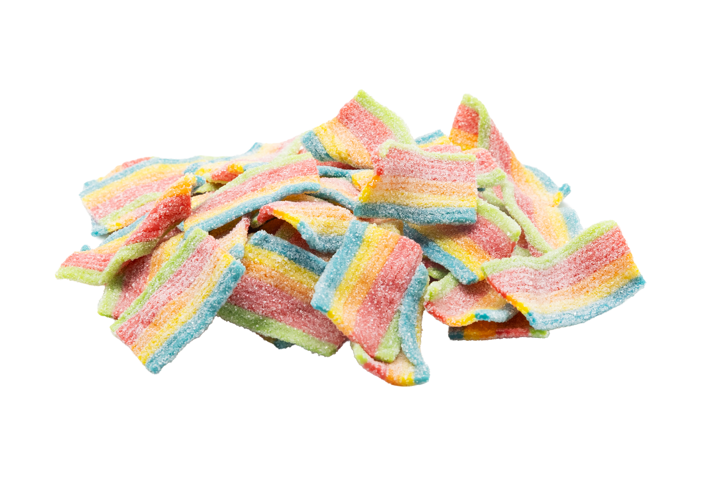 (S1-10) Bulk - Huer - Rainbow Streamers Minis - Sour x 1 Kg