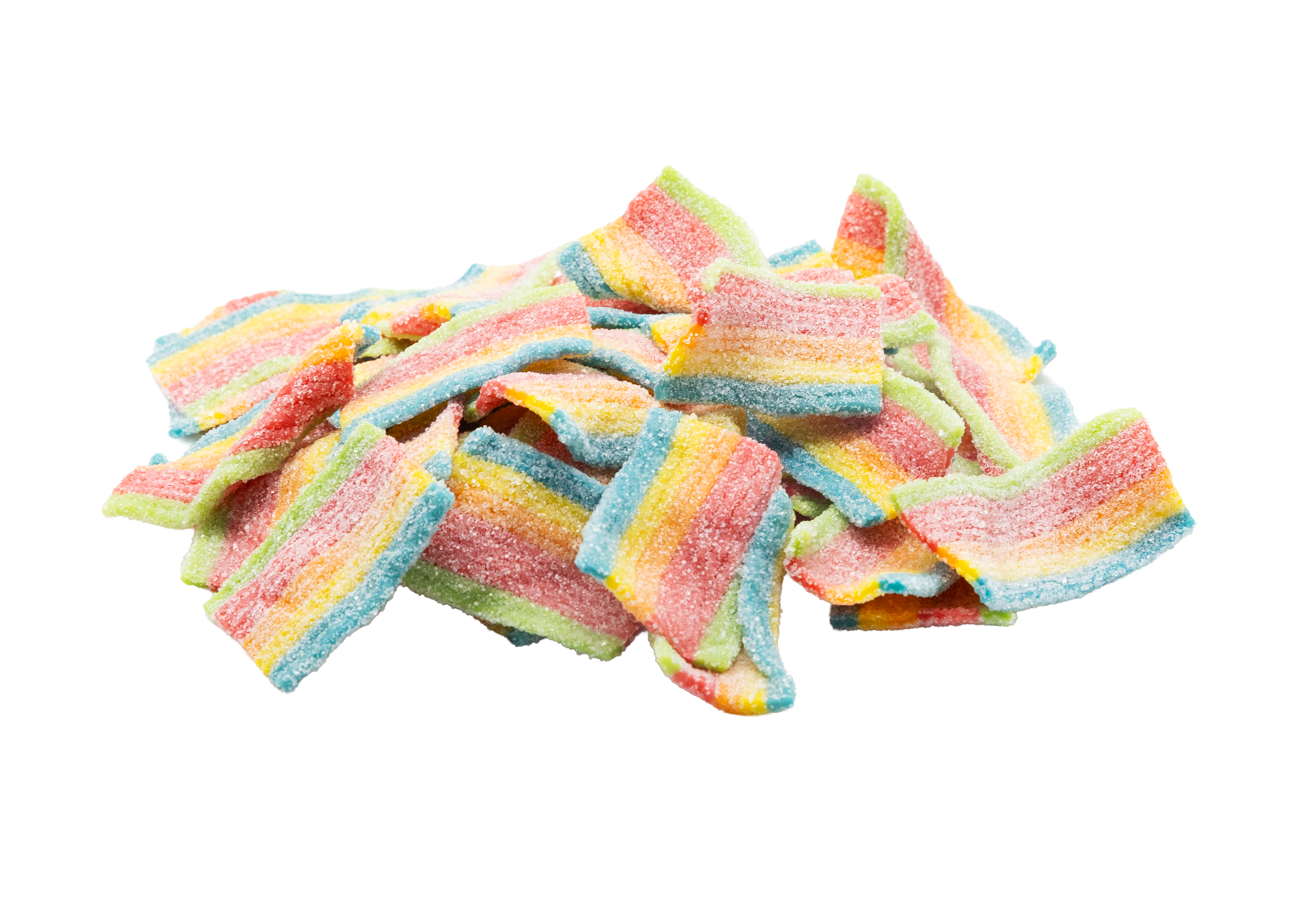 (S1-10) Bulk - Huer - Rainbow Streamers Minis - Sour x 1 Kg