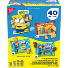 Nabisco Minion Graham Snacks - Variety Pack ( Minions, Barnums Animals, Honey & Choco Teddy) x 40 Pack