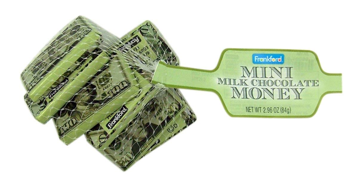 Money Bars Milk Chocolate Mesh Bag x 18 bags