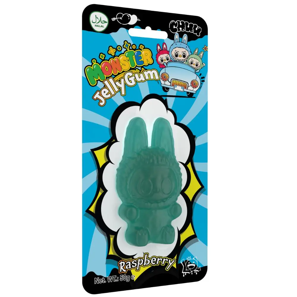 (S4-01) Monster JellyGum - Raspberry Gummy 50g x 12 Units