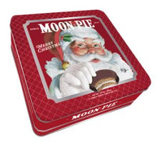 (S8-05) Xmas - Moon Pie Gift Tin - Red Santa  x 12 Units