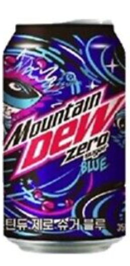 (S1-01) Beverage - KOREA - Mountain Dew - ZERO SUGAR - Lemon and Black Raspberry 355ml x 24 units (Buyer is responsible if drinks may leak during shipping and weather)