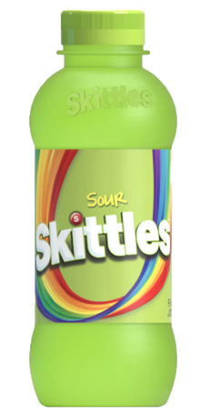 (S5-02) US - BEVERAGE - Skittles - Sour 14 OZ (414g) (414ML) x 1 UNIT (Buyer is responsible if drinks may leak during shipping and weather)
