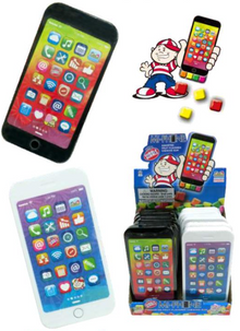 (S1-04) CHINA - Kidsmania - Mi-PHONE Dubble Bubble Gum x 1 unit - SugarMarket.ca