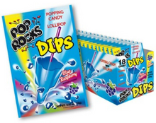 (S1-08)Spain - Pop Rocks - Dips - Blue Raspberry x 18 units - SugarMarket.ca