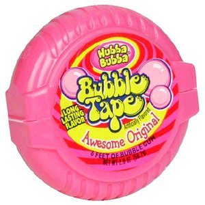 (S1-09) US - Gum - Wrigley Bubble Tape Original x 6 units - SugarMarket.ca