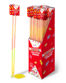 (S1-06) China- Alberts Smarties Candy Straws 0.37oz(10g) x 1 unit - SugarMarket.ca