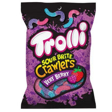 (S1-06) Mexico- Trolli Peg Bag - Sour Brite Crawlers - VERY BERRY 5oz (141g) x 1 Unit