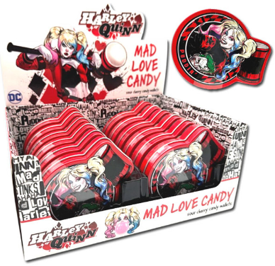 (S1-11) CHINA - BOSTON AMERICA - Harley Quinn - Mad Love Candy x 12 units - SugarMarket.ca